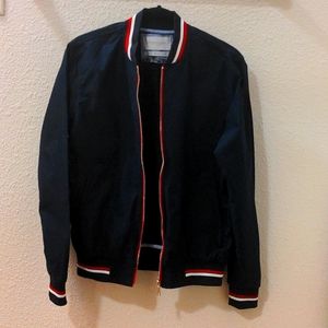 Ricky Singh Denim and Flower Jacket, Size Small